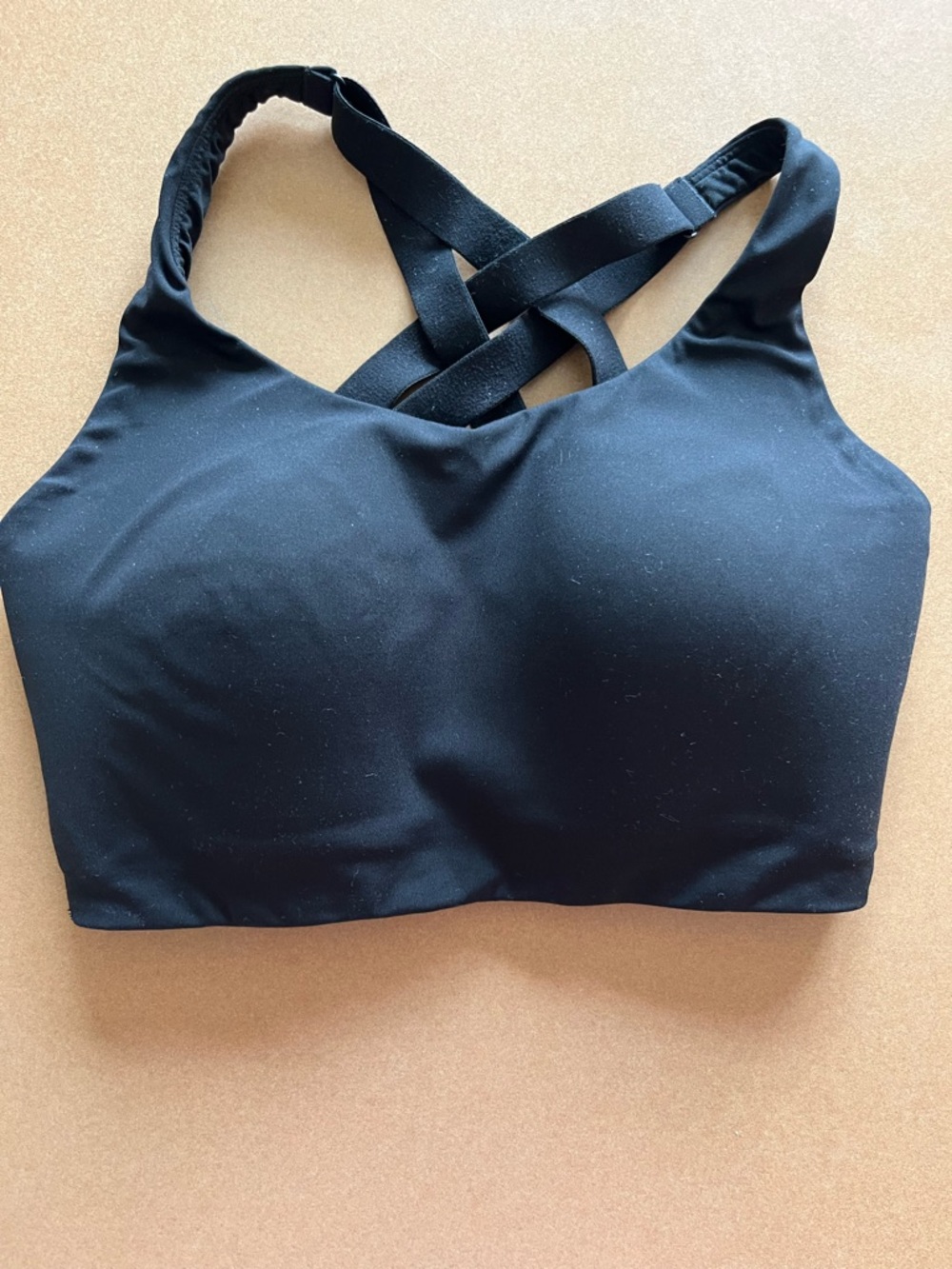Lululemon Energy High Support Bra Black 32DDD. EUC. Great Condition See Pics - Picture 2 of 6
